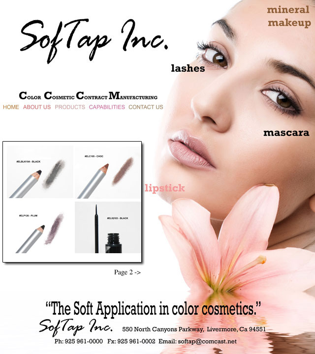 SofTap Inc. Color Cosmetic Contract Manufacturing
