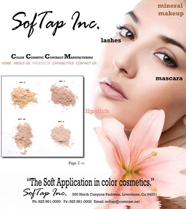 SofTap Inc. Color Cosmetic Contract Manufacturing